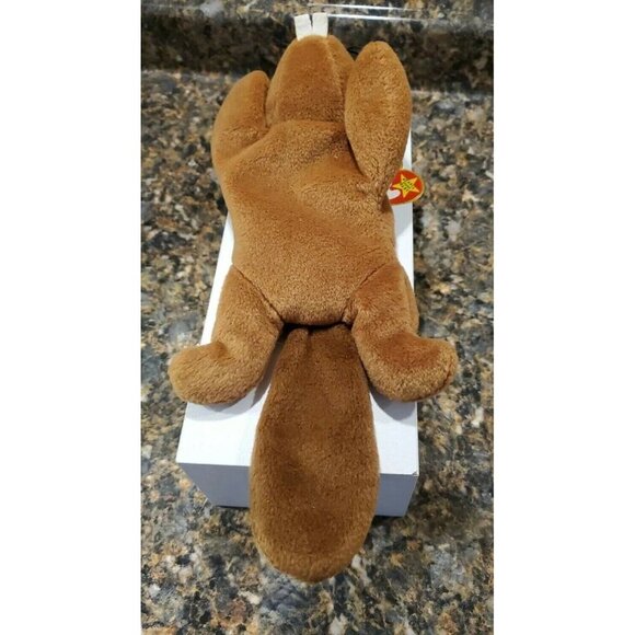 NWT Ty Beanie Baby Bucky 1995 Beaver - Picture 7 of 7